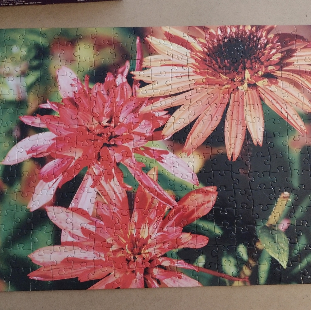 Pink floral 300 Piece puzzle